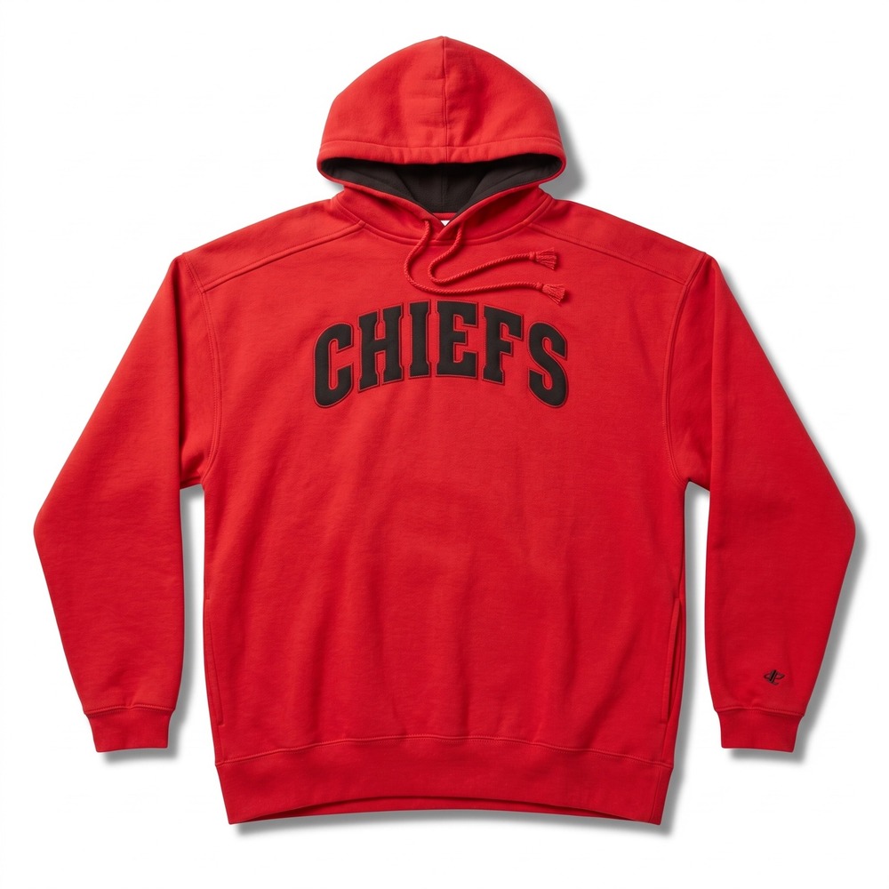Logo Athletic Gameday Kansas City Chiefs Hoodie Mens XL Red Embroidered Pullover